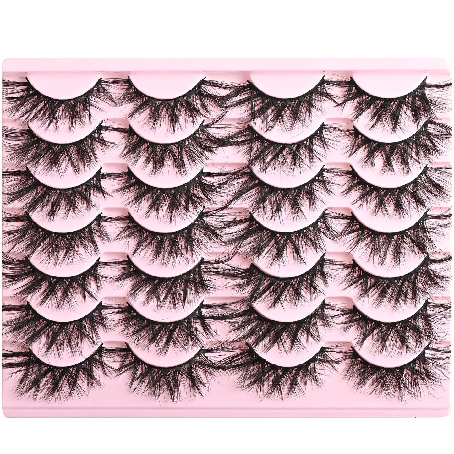 FARRED Cat Eye Lashes Wispy Fluffy